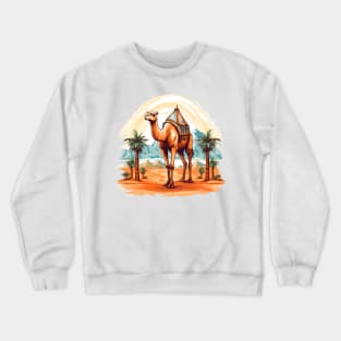 Camel Crewneck Sweatshirt